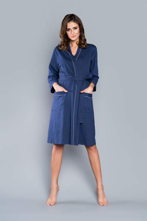 Italian Fashion Dámský župan Megan Tmavě modrá XL