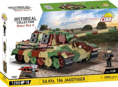 Cobi 2580 II WW Sd. Kfz. 186 Jagdtiger 1:28 1280 kostek