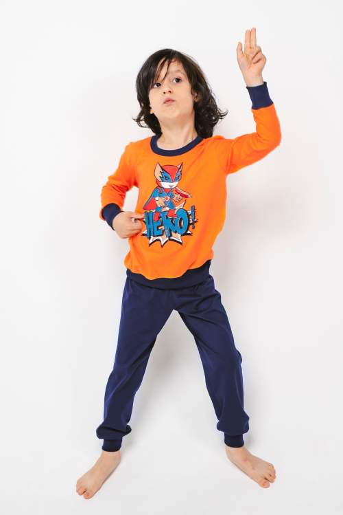 Italian Fashion Chlapecké pyžamo Remek Oranžová 8 let