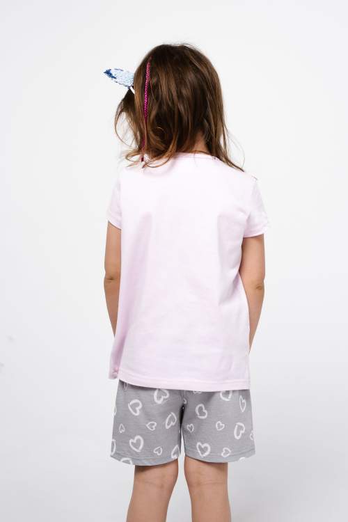 Italian Fashion Dívčí pyžamo Noelia světle růžová/potisk