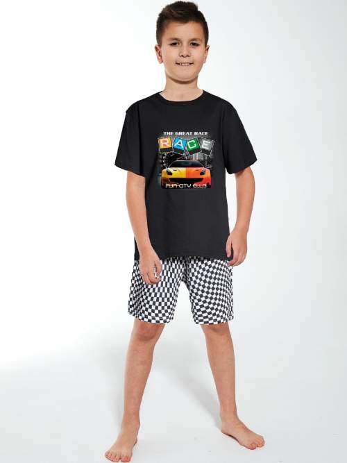 Cornette Dětské pyžamo BOY KR 219/107 SPEED černá 92