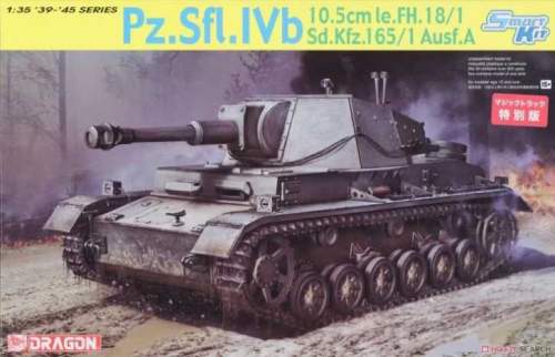 DRAGON Model Kit tank 6982 Pz.Sfl.Ivb 10.5cm le.FH.18/1 1:35