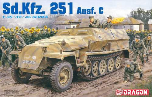 DRAGON Model Kit military 6187 Sd.Kfz.251/1 Ausf.C 1:35