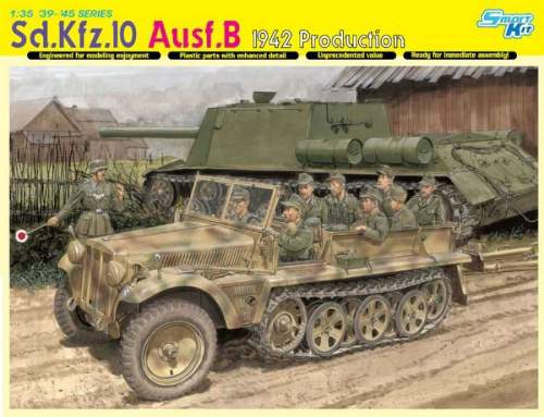 DRAGON Model Kit military 6731 SD.KFZ.10 AUSF.B 1942 PRODUCTION 1:35