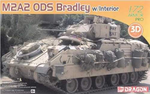Model Kit tank 7414 M2A2 ODS BRADLEY w/INTERIOR 1:72