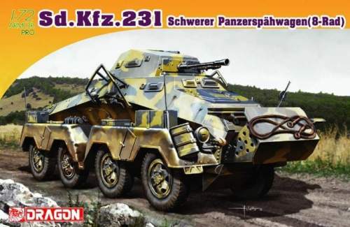 DRAGON Model Kit military 7483 Sd.Kfz 231 1:72