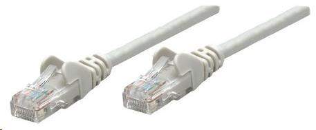 Intellinet patch kabel Cat6 Certified CU, UTP, PVC, RJ45 10m šedý