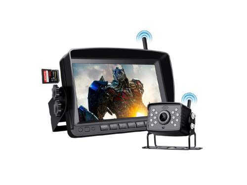 Stualarm SET bezdrátový digitální kamerový systém s monitorem 7" AHD, 2CH, DVR