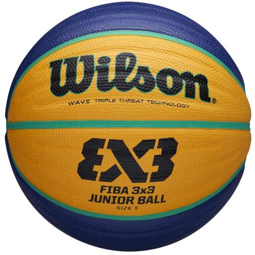 Wilson FIBA 3X3 JUNIOR Juniorský basketbalový míč, žlutá, veľkosť 5