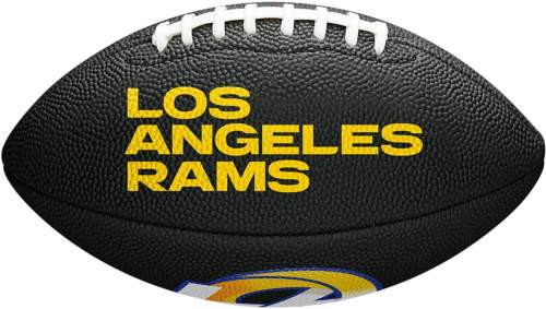 Wilson NFL Soft Touch Mini Football Black Los Angeles Rams