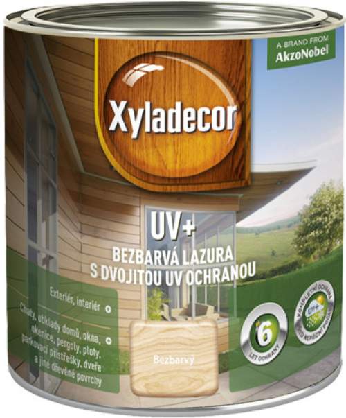 XYLADECOR UV+ bezbarvá lazura s dvojitou UV ochranou 0.75 l
