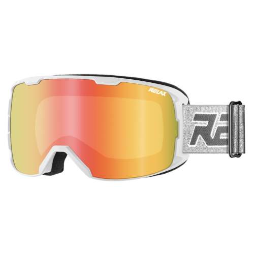 Relax lyžařské brýle - Ace, bílá, růžový zorník