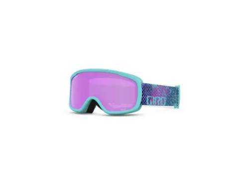 Giro Buster dětské lyžařské brýle Screaming Teal/Chroma Dot Amber Pink