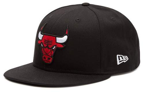 New Era 9FI 9Fifty NBA Chicago Bulls Black/Official Team Colour M/L