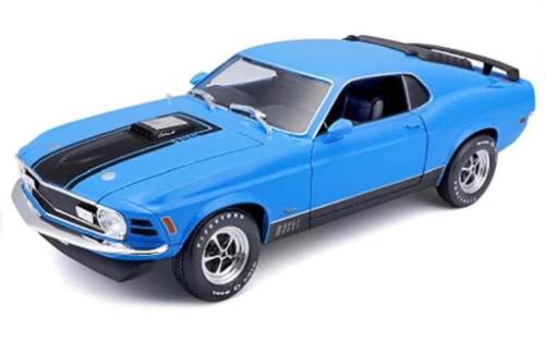 Maisto Ford Mustang Mach 1 (1970) Modrý 1:18