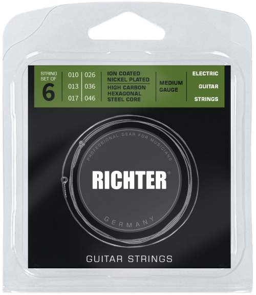 Richter Ion Coated Electric Guitar Strings 010-046