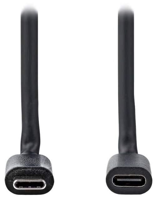 NEDIS prodlužovací kabel USB 3.2 Gen 1 USB-C zástrčka - USB-C zásuvka/ kulatý/ černý/ 1m