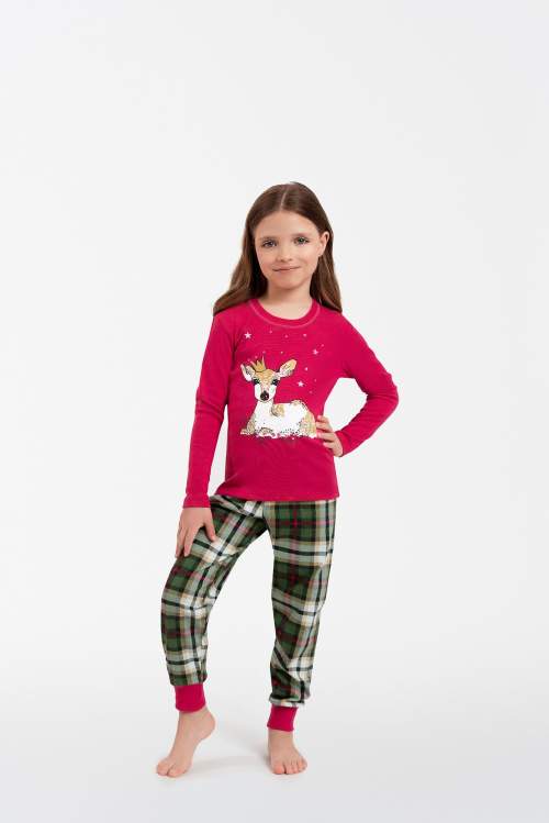 Italian Fashion Zonda Dívčí pyžamo Tmavě růžová 6 let