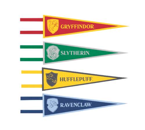 Unique Harry Potter vlajky 4 ks