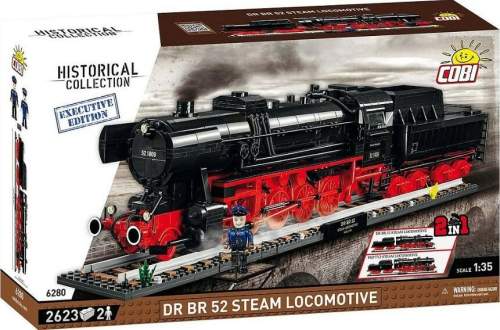 Cobi 6280 Executive Edition 1:35 Parní lokomotiva DR BR 52
