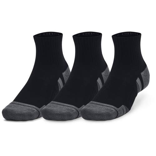 Under Armour Unisex ponožky Performance Cotton 3p Qtr XL Černá 46 - 48