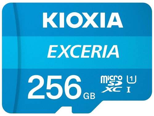 KIOXIA Exceria microSD card 256GB M203 UHS-I U1 Class 10