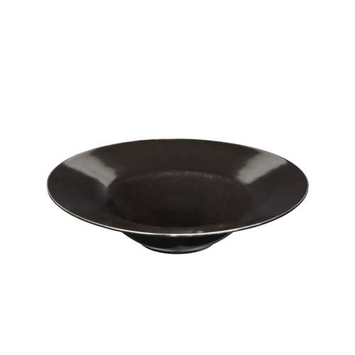 Broste Hluboký talíř na těstoviny Nordic Coal 29 cm černá