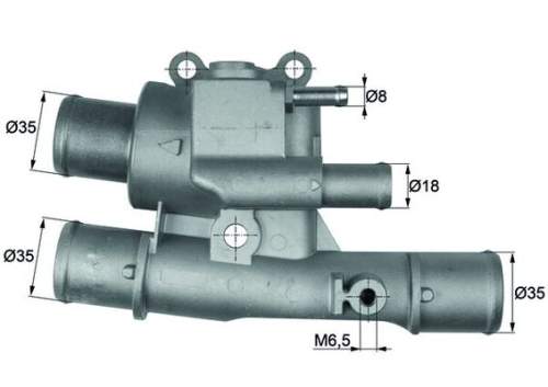 Termostat, chladivo MAHLE TI 123 88