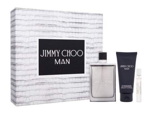 Jimmy Choo Jimmy Choo Man sada toaletní voda 100 ml + sprchový gel 100 ml + toaletní voda 7,5 ml pro muže