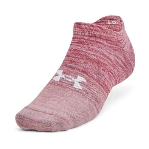 Under Armour Unisex sportovní ponožky Essential No Show 3pk pink elixir 37 - 39
