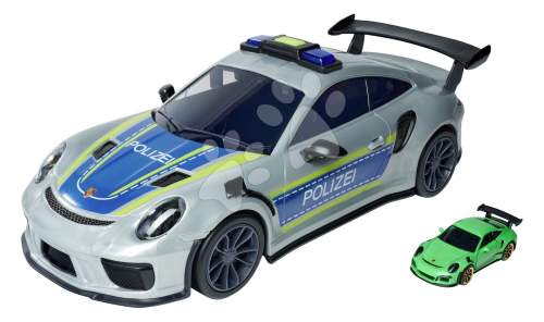 Majorette Autíčko policejní s boxem na autíčka Porsche 911 GT3 RS Polizei Carry Case se zvukem a světlem a 1 autíčkem