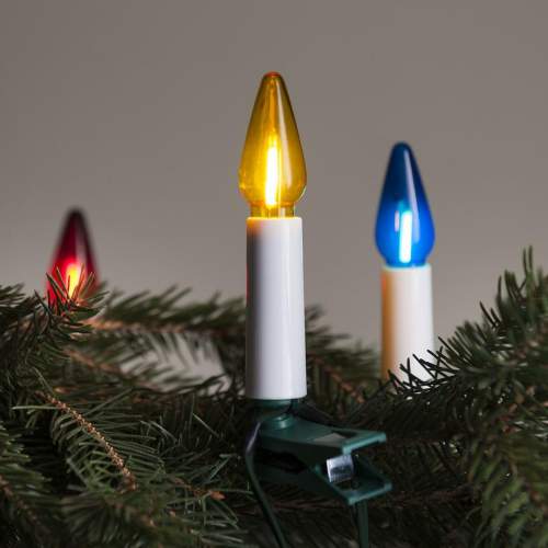 Vánoční řetěz FELICIA SVP-16 LED, 10,5m 16ks 14V/0,2W barevných svíček