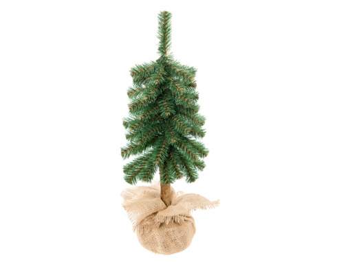 Stromek SMRK umělý vánoční na dřevěném kmeni 50cm