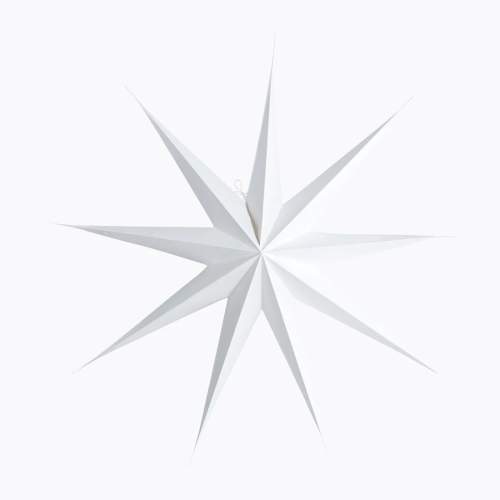 House Doctor Papírová 9cípá hvězda STAR WHITE 87 cm bílá