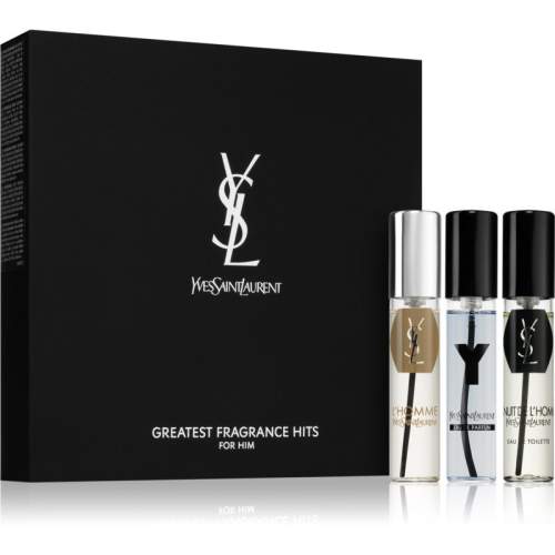 Yves Saint Laurent Greatest Fragrance Hits Y parfémovaná voda 10 ml + L'Homme parfémovaná voda 10 ml + La Nuit de L'Homme toaletní voda 10 ml