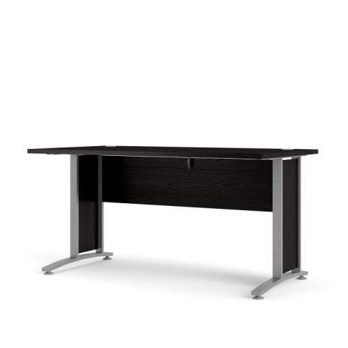 Kancelářský stůl Prima 80400/71 černý/stříbrné nohy - TVI