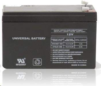 EUROCASE baterie do UPS NP7-12, 12V, 7Ah RBC2