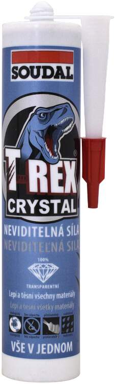 Soudal Lepidlo montážní T-REX CRYSTAL 290 ml