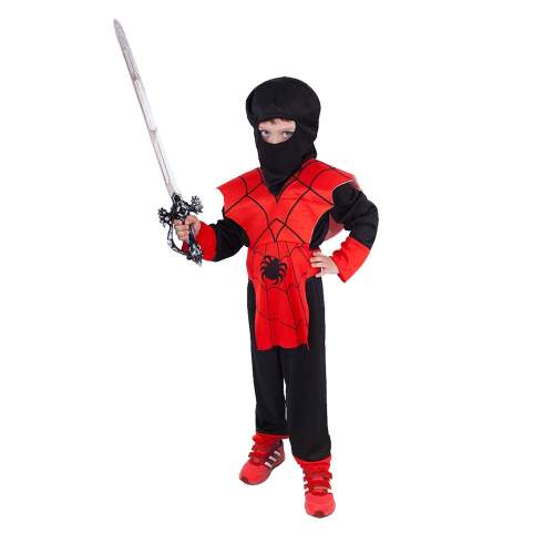 RAPPA Dětský kostým červený Ninja S