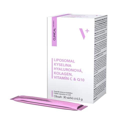 CLINICAL Liposomal kyselina hyaluronová + kolagen + vitamín C 30 sáčků