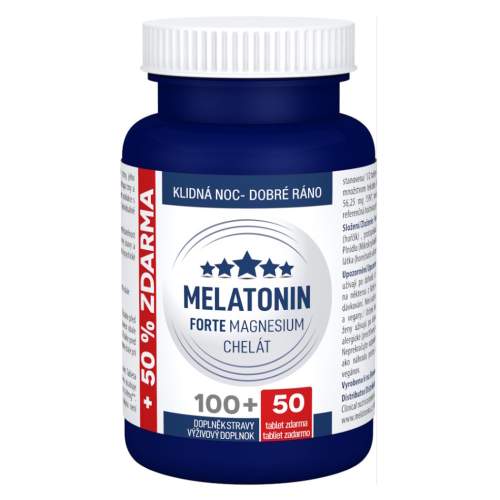 Clinical Melatonin Forte Magnesium chelát 100+50 tablet