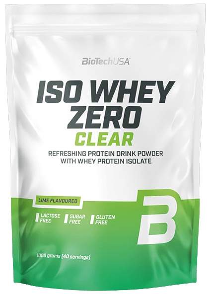 BioTech USA Iso Whey Zero Clear 1000 g limetka