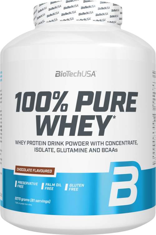 BioTech USA 100% Pure Whey 2270 g mléčná rýže