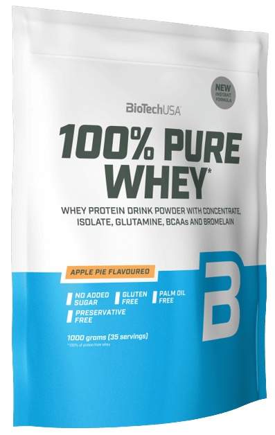 BioTech USA 100% Pure Whey 1000 g jahoda