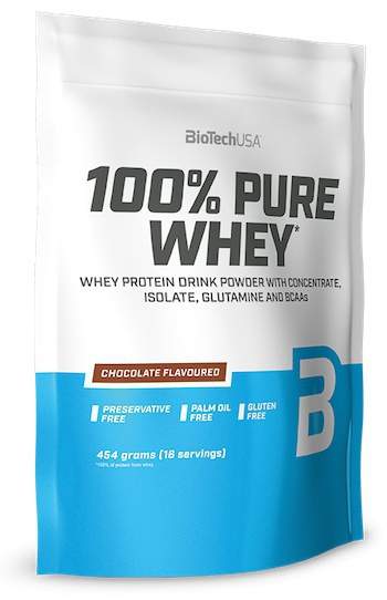 Biotechusa 100% pure whey 454 g karamel/cappuccino
