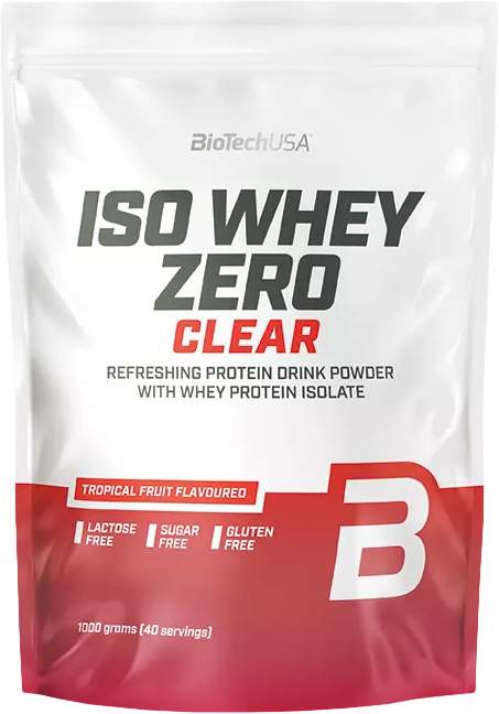 BioTech USA Iso Whey Zero Clear 1000 g red berry