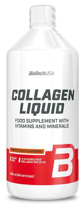 BioTech USA Collagen Liquid 1000 ml lesní ovoce
