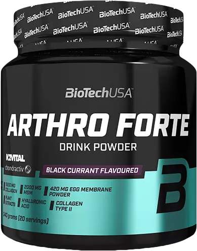 BioTech USA Arthro Forte 340 g černý rybíz