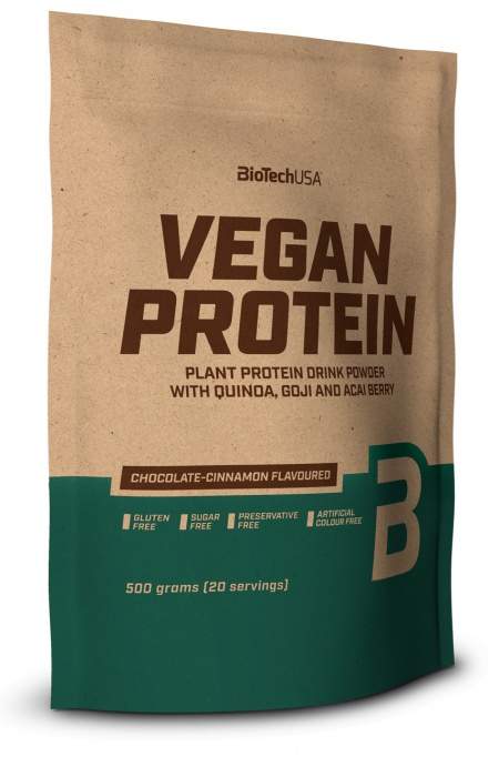 Biotechusa vegan protein 500g lískový oříšek