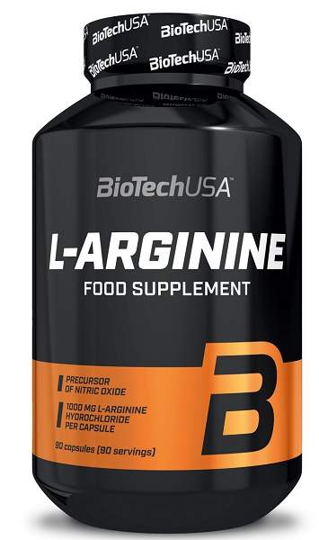 BioTech USA L-Arginine 90 kapslí